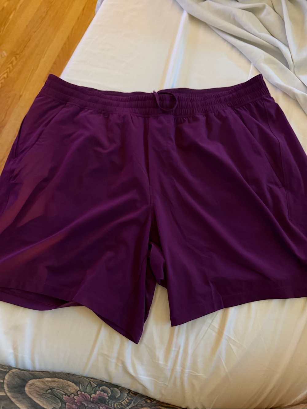 Lululemon Men’s XXL Purple Linerless Running Training Shorts